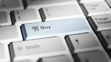 Keyboard with a buy key